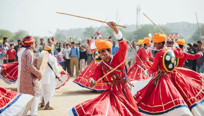 Rajasthani dance and dinner experience